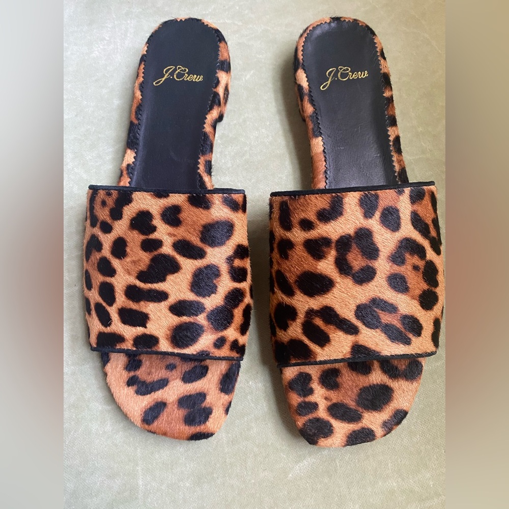 J. Crew Calf Fur Slide - Picture 3 of 5